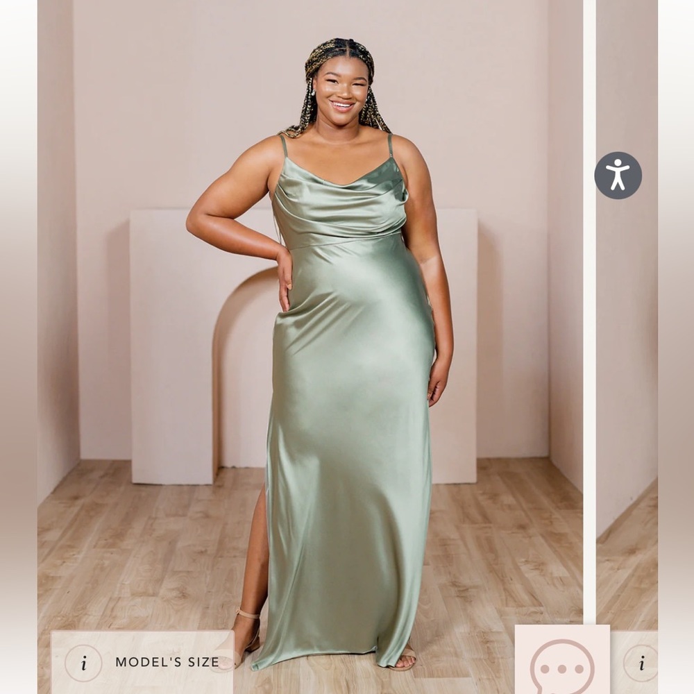 Revelry- Skye Satin Dress